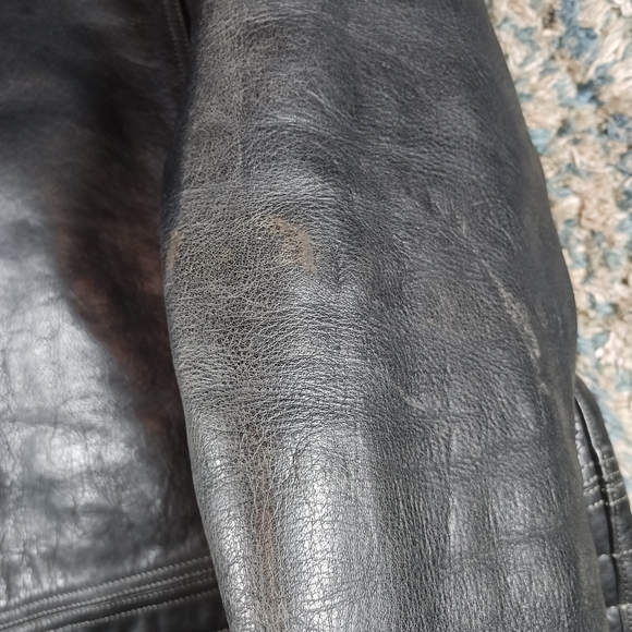 Vintage Harley Davidson Leather Jacket D Pocket Embroidered Double Zipper - Picture 9 of 15